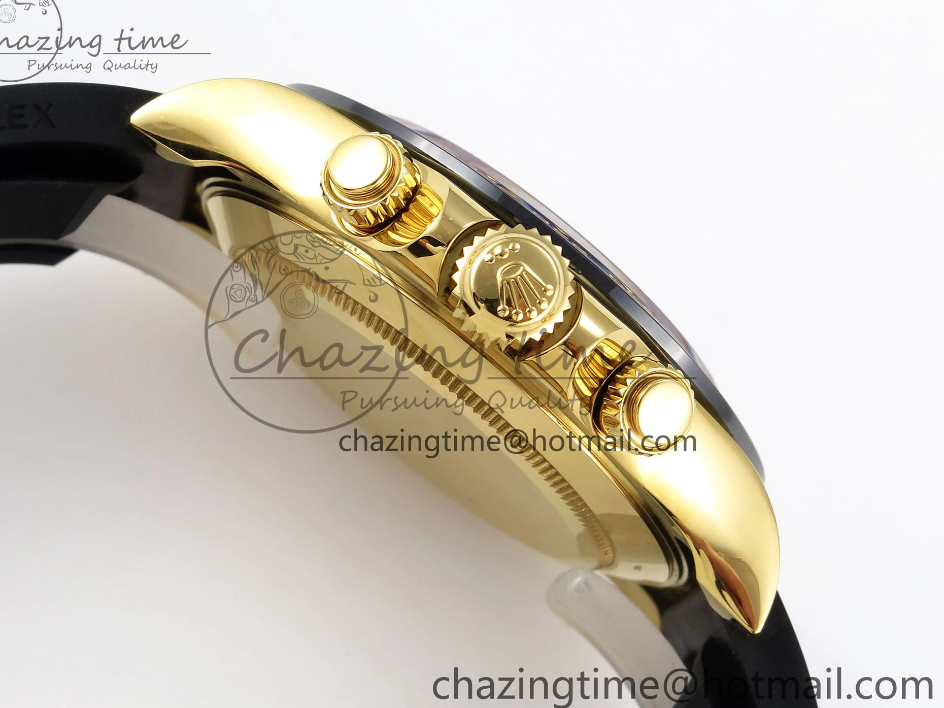 MiroTime 0308 StreetReady DAYTONA 116518 APSF 1:1 BEST EDITION BLACK DIAMONDS DIAL ON OYSTERFLEX RUBBER STRAP SH 1780